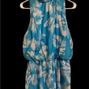 Mustard Seed Blue and White Dress Size M Sleeveless #Spring #Summer